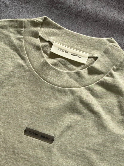 Essentials Tee Dark Oatmeal SS25