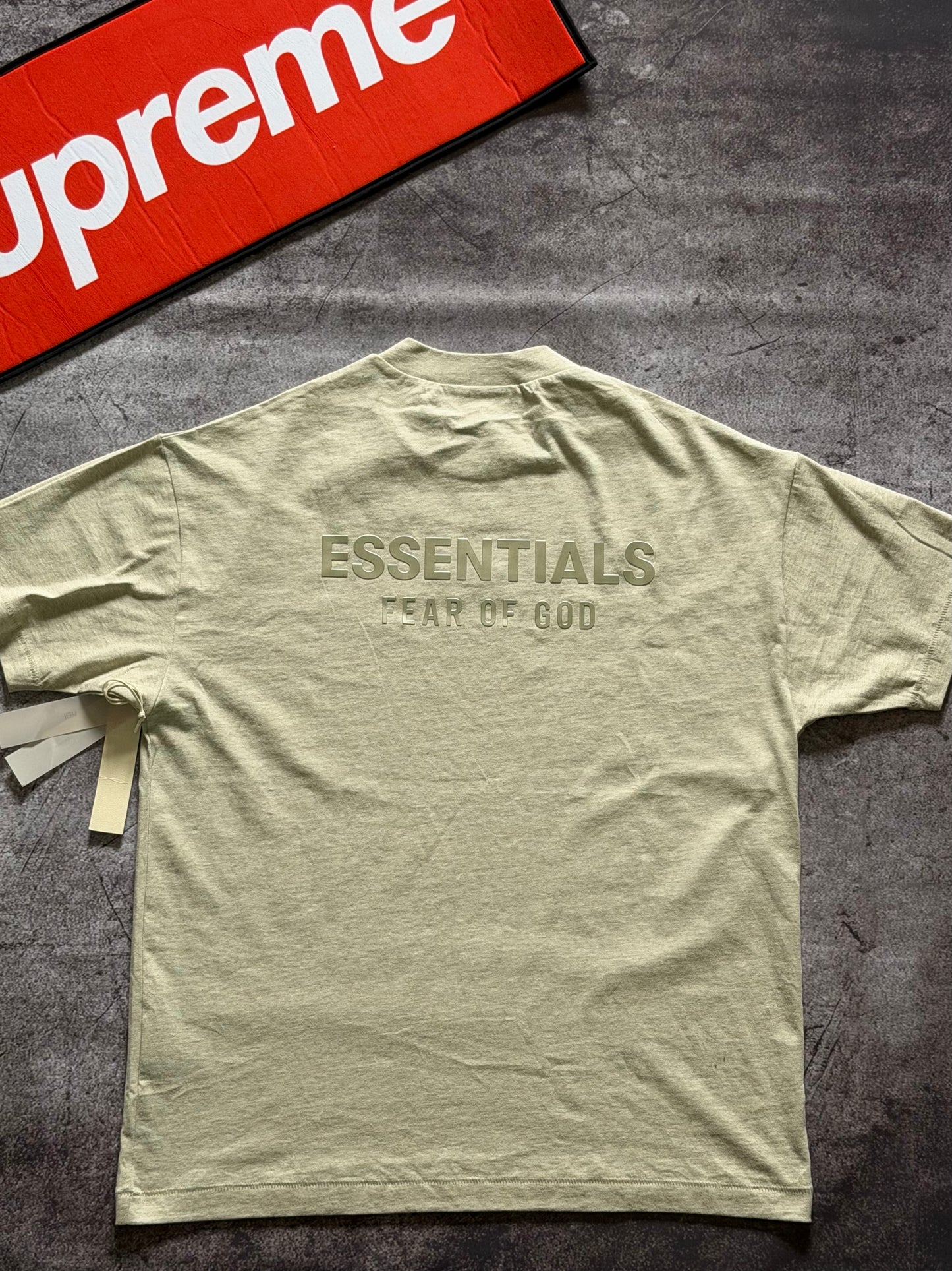 Essentials Tee Dark Oatmeal SS25