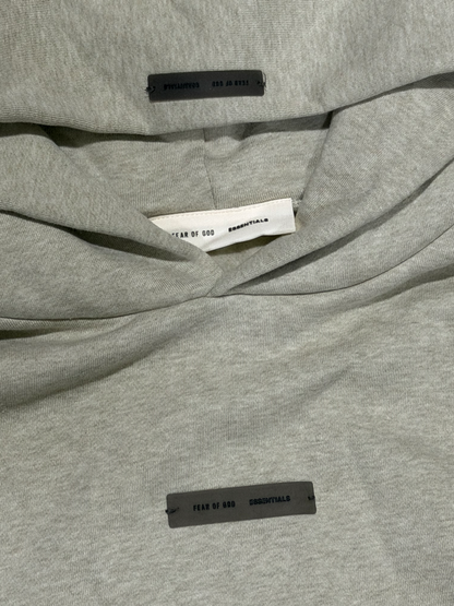 Essentials Hoodie Heather Stone SS25